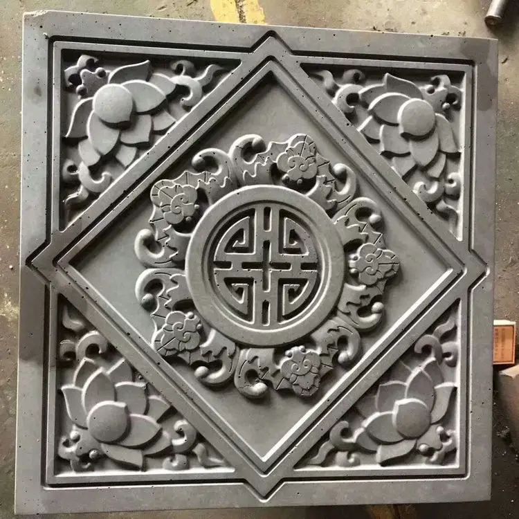 40 см/15 74 дюйма 3D квадратная крепкая пластиковая цементная толстая садовая
