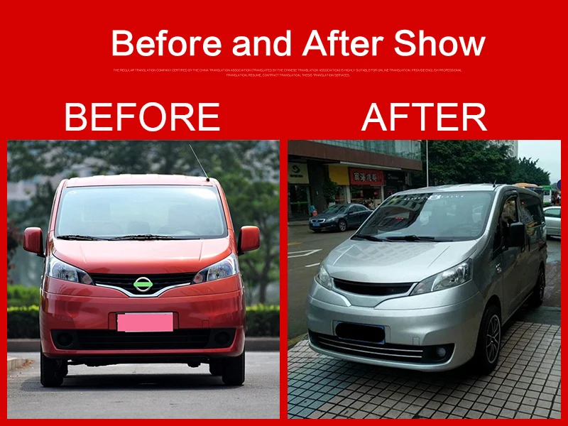 

Use For Nissan NV200 2010 2011 2012 2013 Year Carbon Fibre Refitt Front Center Racing Grille Cover Accessorie Body Kit Zonsuve