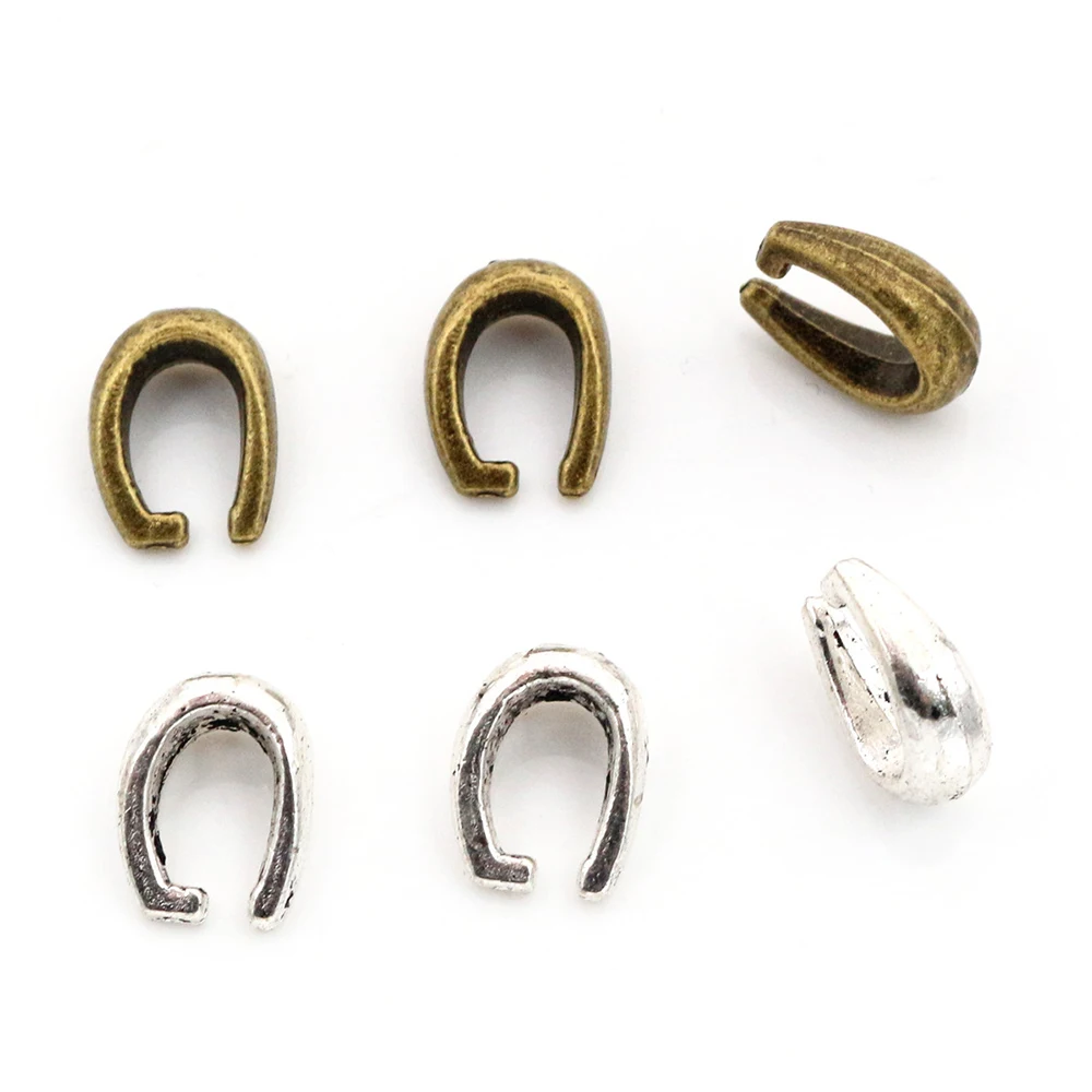11x8 мм 30 шт античные бронзовые и серебряные застежки с напылением защелкивающиеся