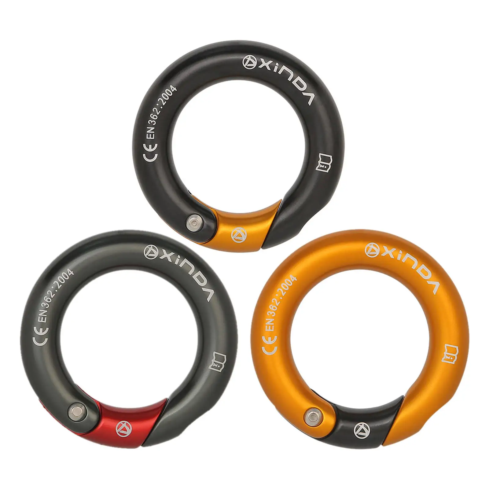 

Альпинистское кольцо 23KN, алюминиевый спортивный гамак Arborist, уплотнительное кольцо, соединитель, Уличное оборудование для альпинизма Belay