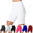 Шорты женские спортивные однотонные, повседневная одежда для дома, универсальные облегающие короткие штаны, большие размеры 5XL, лето 2021