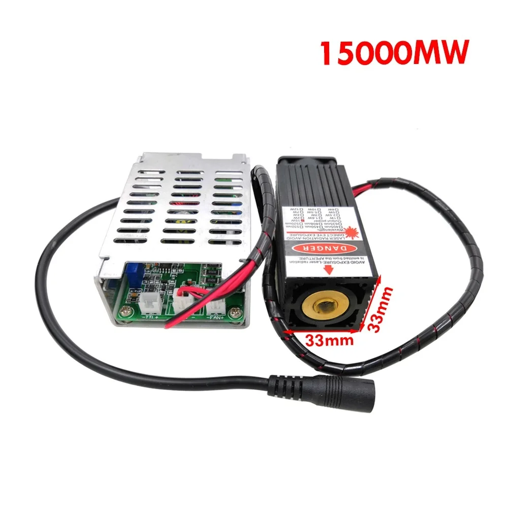 

Domestica 7500mw 15000mw Laser Head for CNC3018 CNC2418 CNC1610 Engraving Machine 15W Wood Router Carving Machine PCB Milling