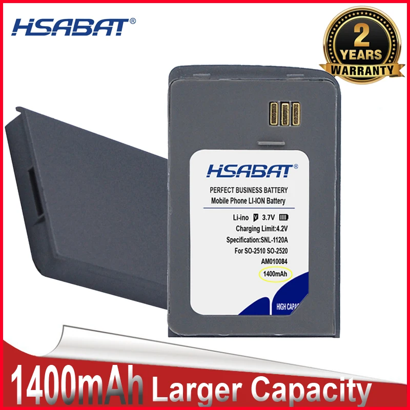 Аккумулятор HSABAT для сменного аккумулятора 1400 мАч 0 циклов спутника touraya SO 2520 2510
