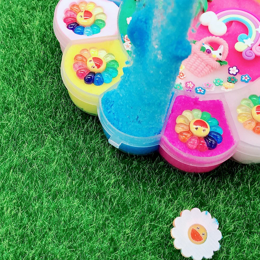 Слайм хлопковый с кристаллами 300 мл|Украшения своими руками для вечеринки| |