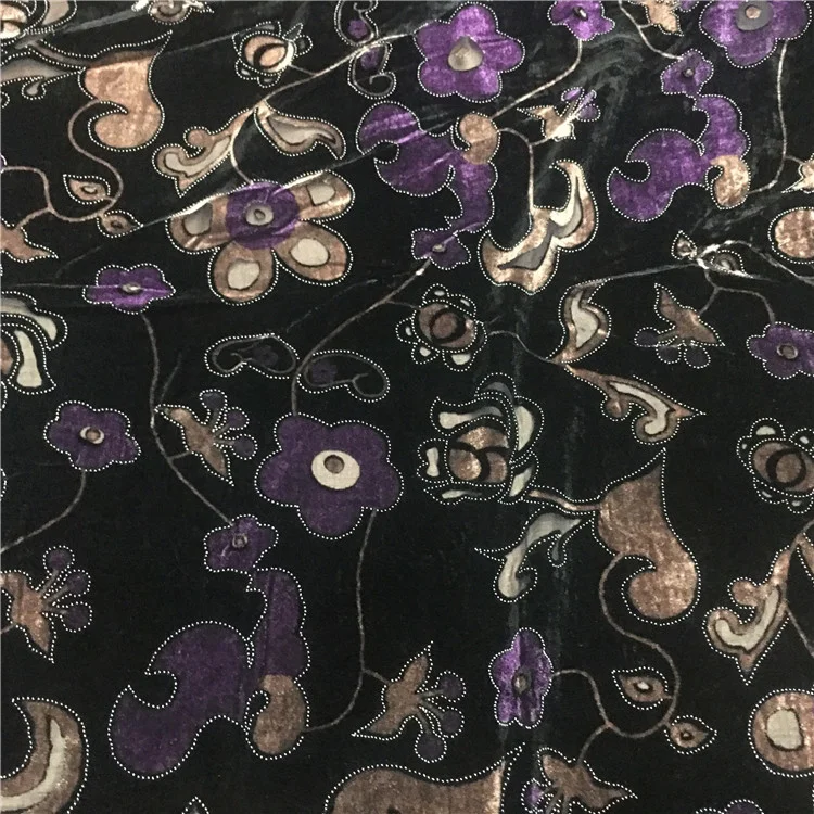 

tissus mulberry silk golden velvet fabric by the meter skirt dress material sewing