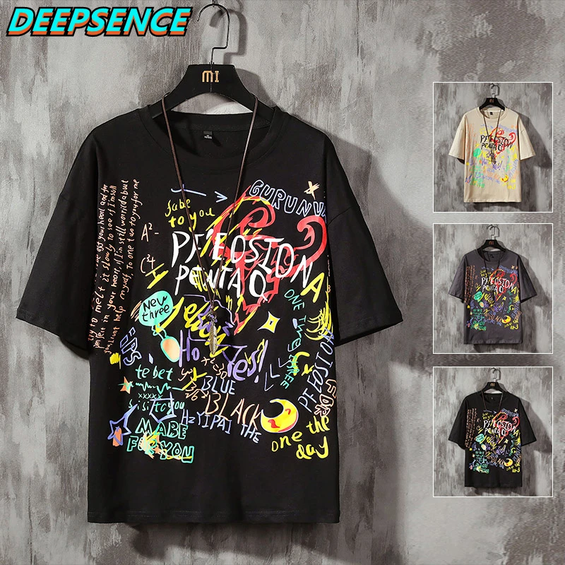 

2021 New Summer Fashion Casual Short T Shirt Men O Neck Cotton Hip Hop Harajuku English Elements T Shirt Short Men Women