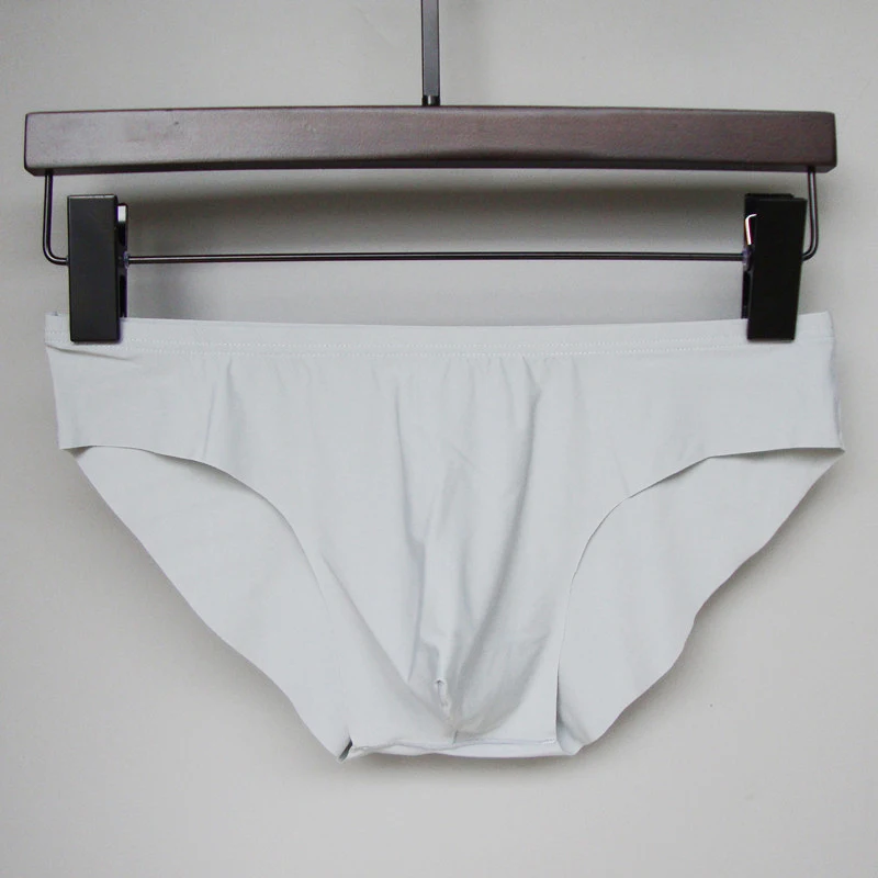 Мужские трусы сексуальные тонкие низкая посадка прозрачные выпуклый мешочек