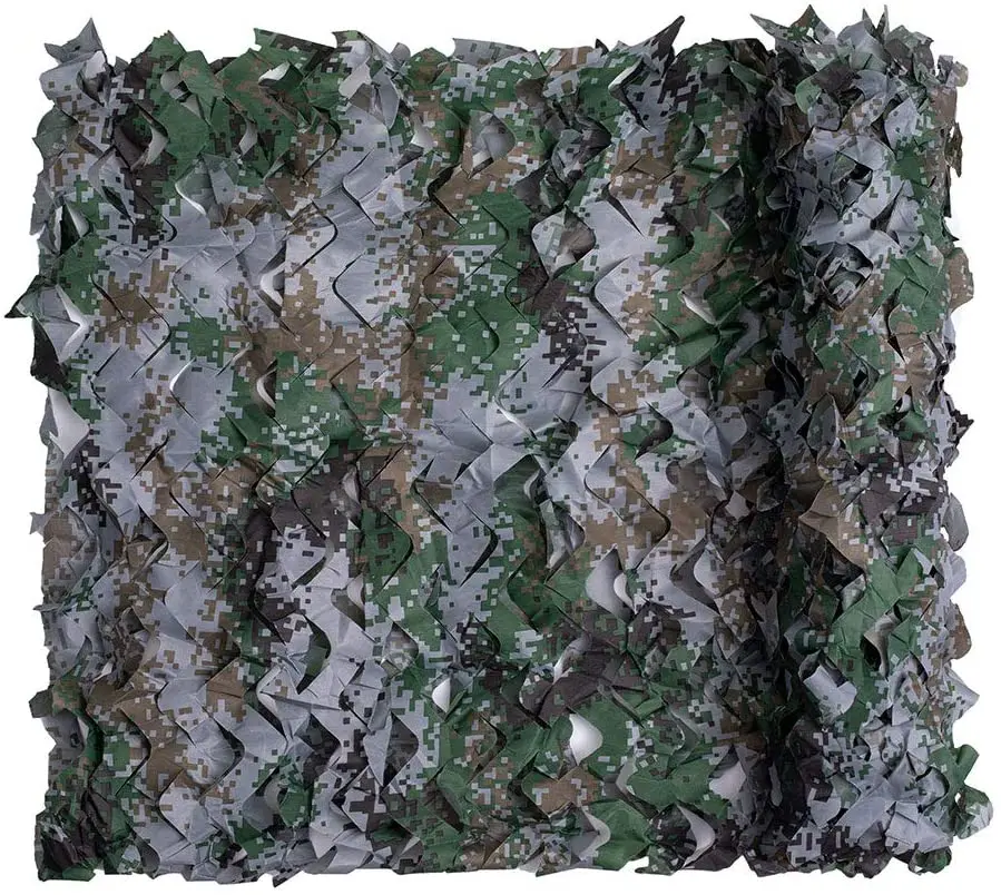 

4x5 м 5x6 м Военная камуфляжная сетка армейские сетки затеняющая сетка для охоты сада автомобиля уличный навес от солнца палатка