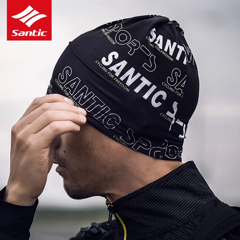 Santic Cycling Bandana for Men Women Bicycles Caps Sunscreen Mask Ski Mask Outdoor Sports Collar Fitness Running Headband