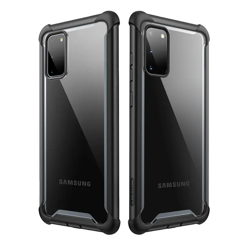

Фонарь для Samsung Galaxy S20 Case / S20 I-BLASON Case (2020) Полноразмерный прочный прозрачный чехол без встроенной защитной пленки