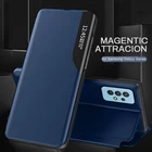 A32 4G, чехол из кожзама, Smart View Магнитные Флип-кейс с подставкой для Samsung Galaxy A 32 12 42 52 72 5G 02s 31 21С 51 71 книга Coque