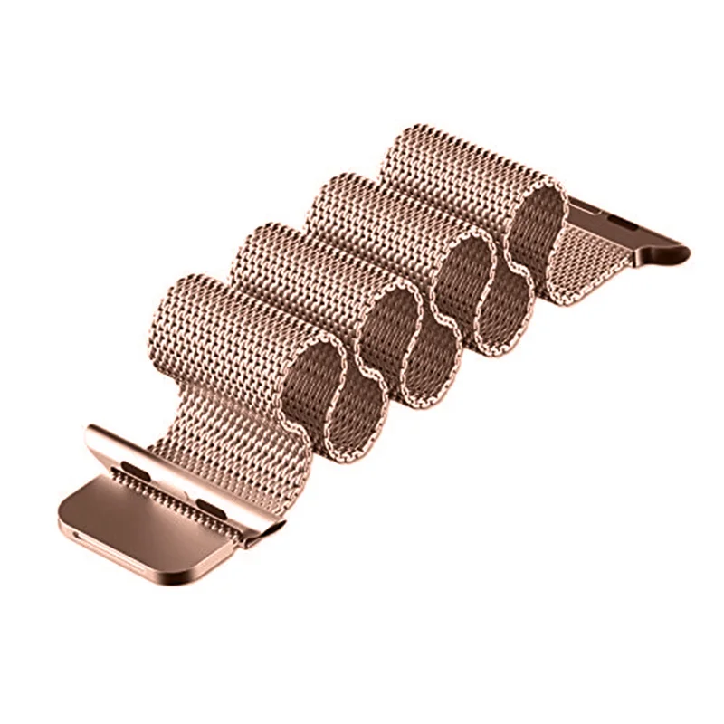 champagne gold Milane петля браслет из нержавеющей стали ремешок для Apple Watch series 3 2 1 38 мм 42 мм браслет ремешок для i watch series 5 4 40 мм 44 мм - Цвет: champagne gold
