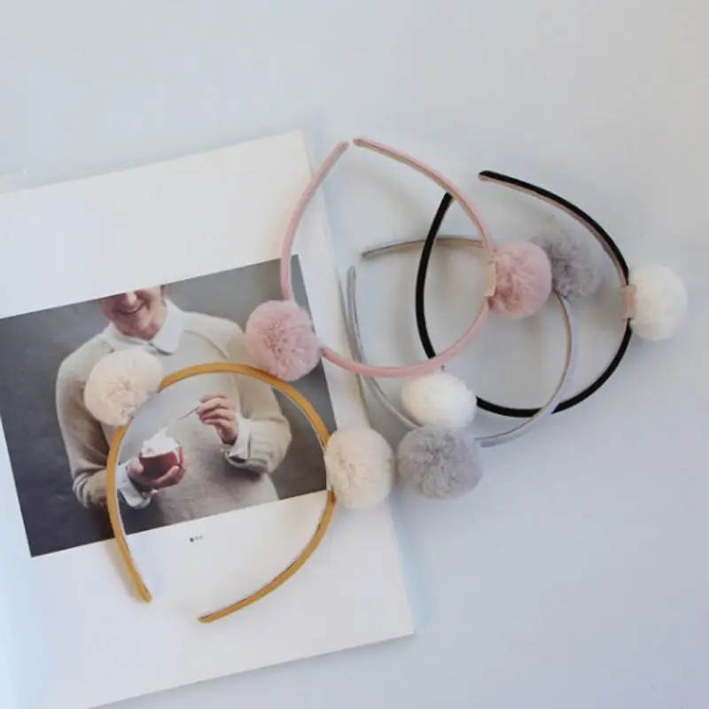 

Baby Hair Accessories Fashion Baby Girl Ball Hairband Children's Cute Headwear