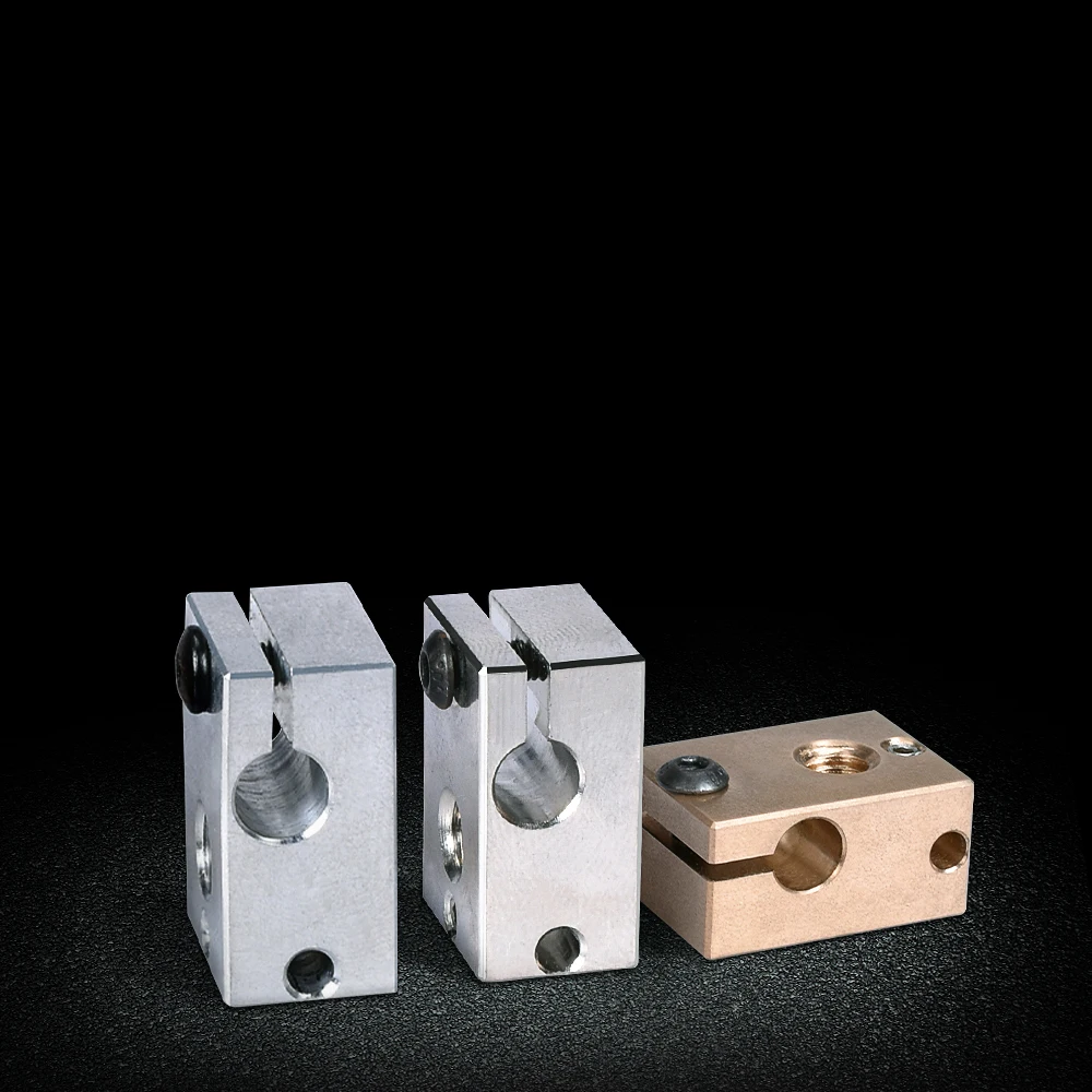 V6 нагревательный блок покрытая медь латунь алюминий высокое качество для E3d Hotend