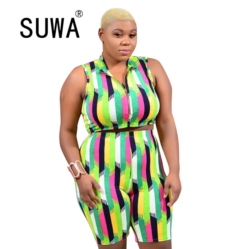 

Контраст Цвет с принтом комплект одежды из 2 предметов, одежда для отдыха комплект из женской майка, топ, жилет топы с бретельками с высокой т...