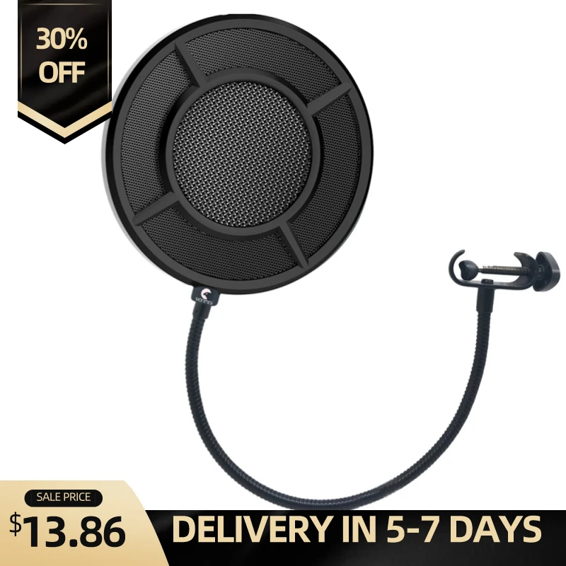 Микрофон Yanmai Wind Screen Pop круглая Защитная Ветрозащитная маска для микрофона