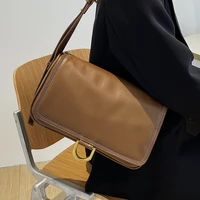 2021 new women shoulder bag vintage pu leather messenger bags solid color female handbags for ladies small square crossbody bag