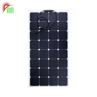 23 high efficiency sunpower waterproof 110w 18v etfe semi flexible photovoltaic solar panel