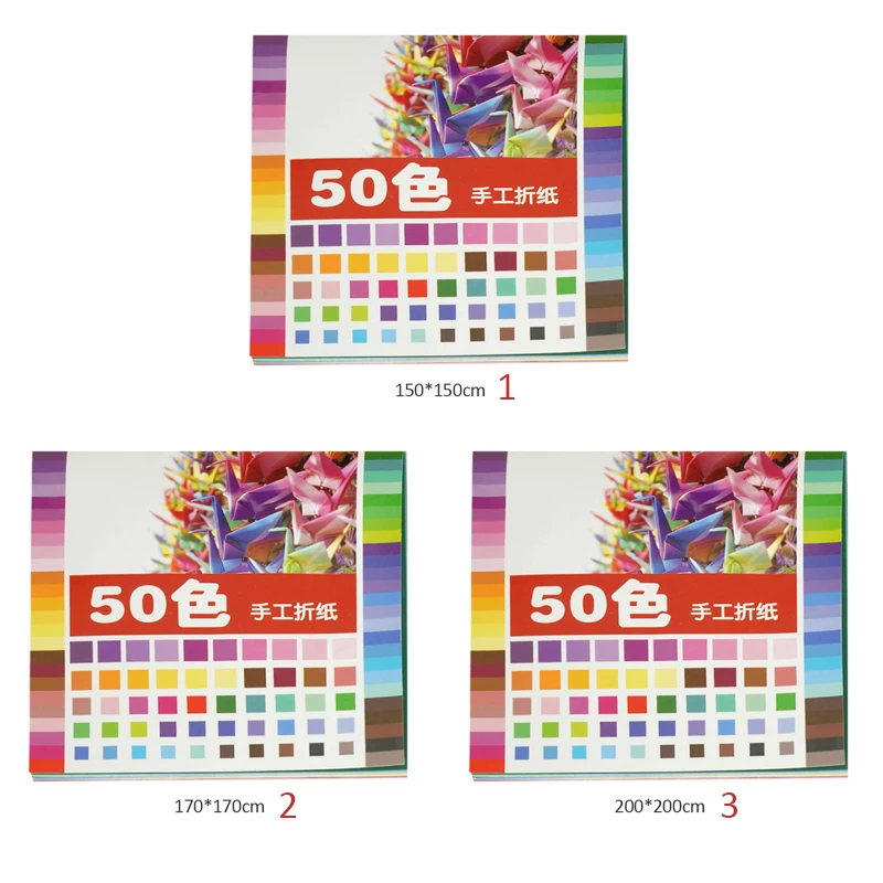 

50 Sheets DIY Origami Kids Folded Craft Paper Square Floral Origami Paper Single Sided Scrapbooking Decor Handmade Craft Paper