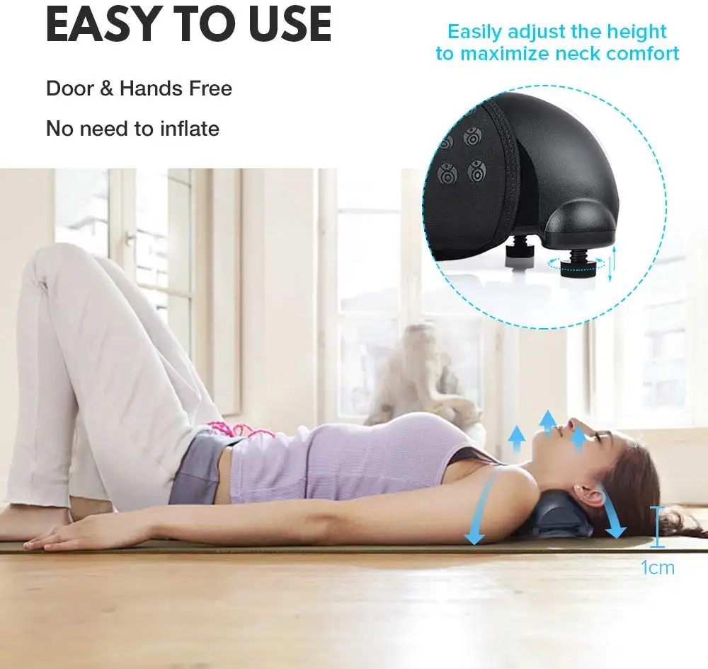 Массаж шейки шеи тяга Подушка боли стресс облегчение носилки приспособление для