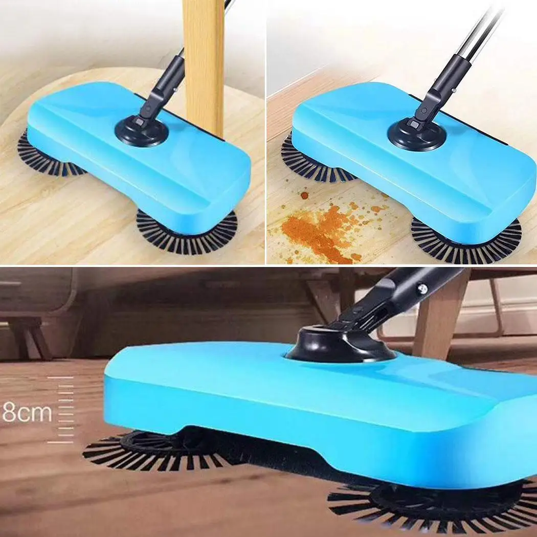 Durable Practical 360 Degree Rotation Handheld Blue Sweeper Home Cleaning 100cm/39.4inch Tool | Дом и сад