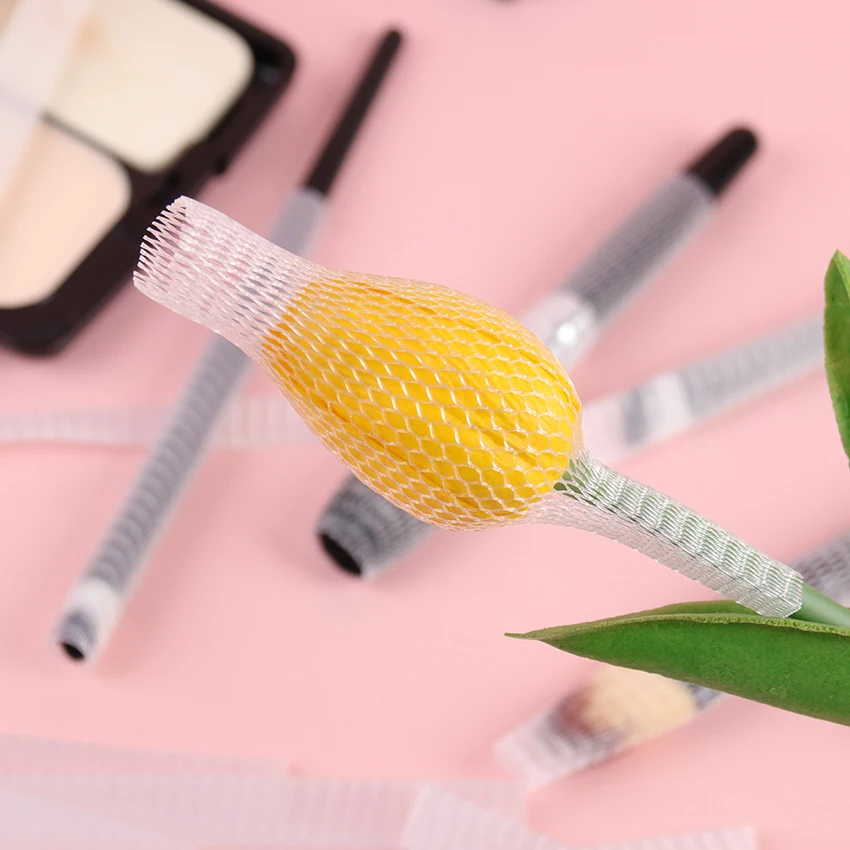 20 шт кисти для макияжа защитные сетки покрытие красота эластичная сетка