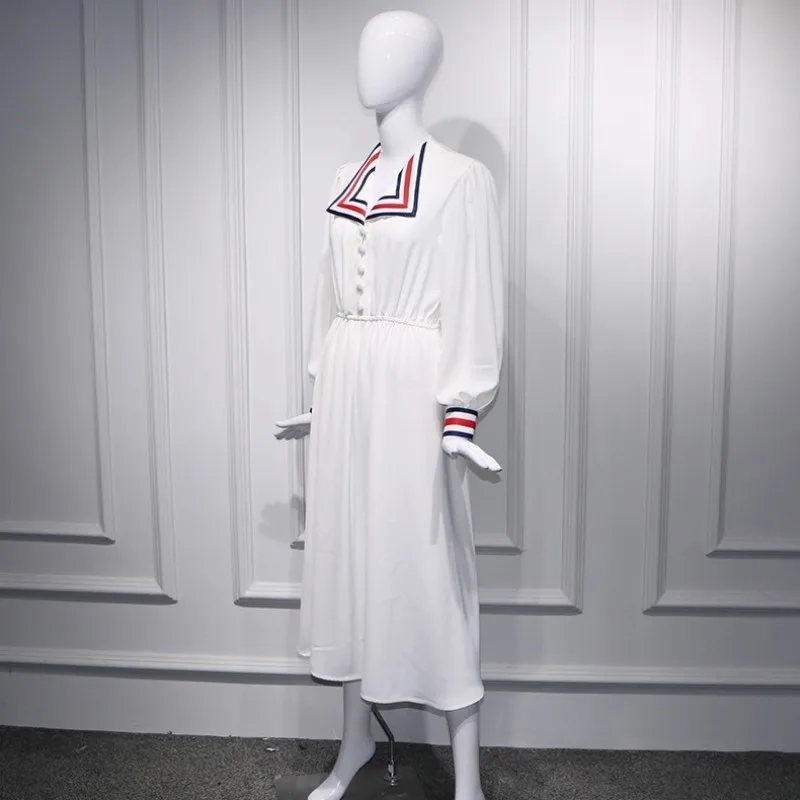 Дизайнерское элегантное праздничное платье с длинным рукавом женское