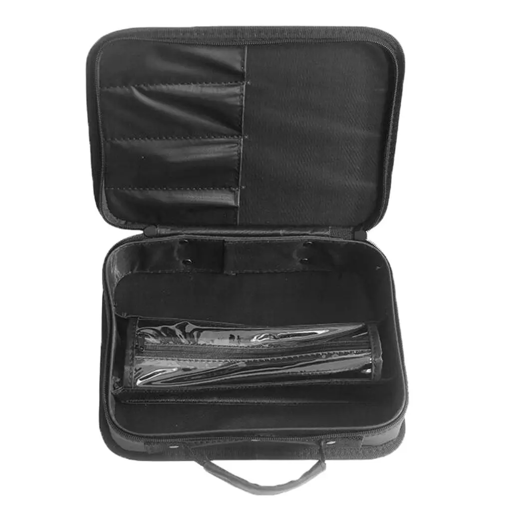 

Multifunction Pro Hair Stylist Barber Scissors Combs Clips Tools Bag Makeup Case