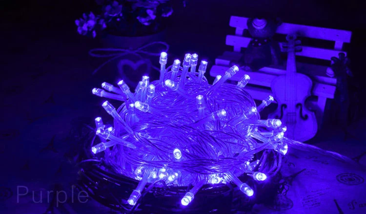 Рождественская уличная Рождественская гирлянда светодиодная гирлянда Lights10M Luces Decoracion сказочная гирлянда для праздников Wendding вечерние гирлянды для дерева