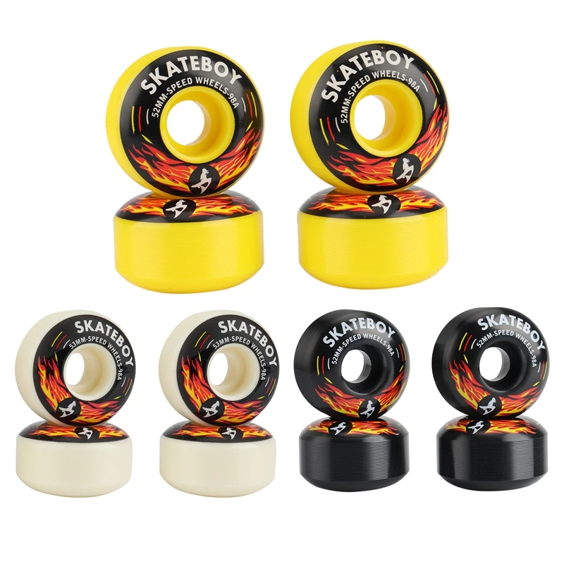 

Скейтборд SKATEBOY, колесо, четыре колеса, двойная деформация, необычная экшн-игра 52X32, высокий отскок, конкурентоспособное колесо 98A