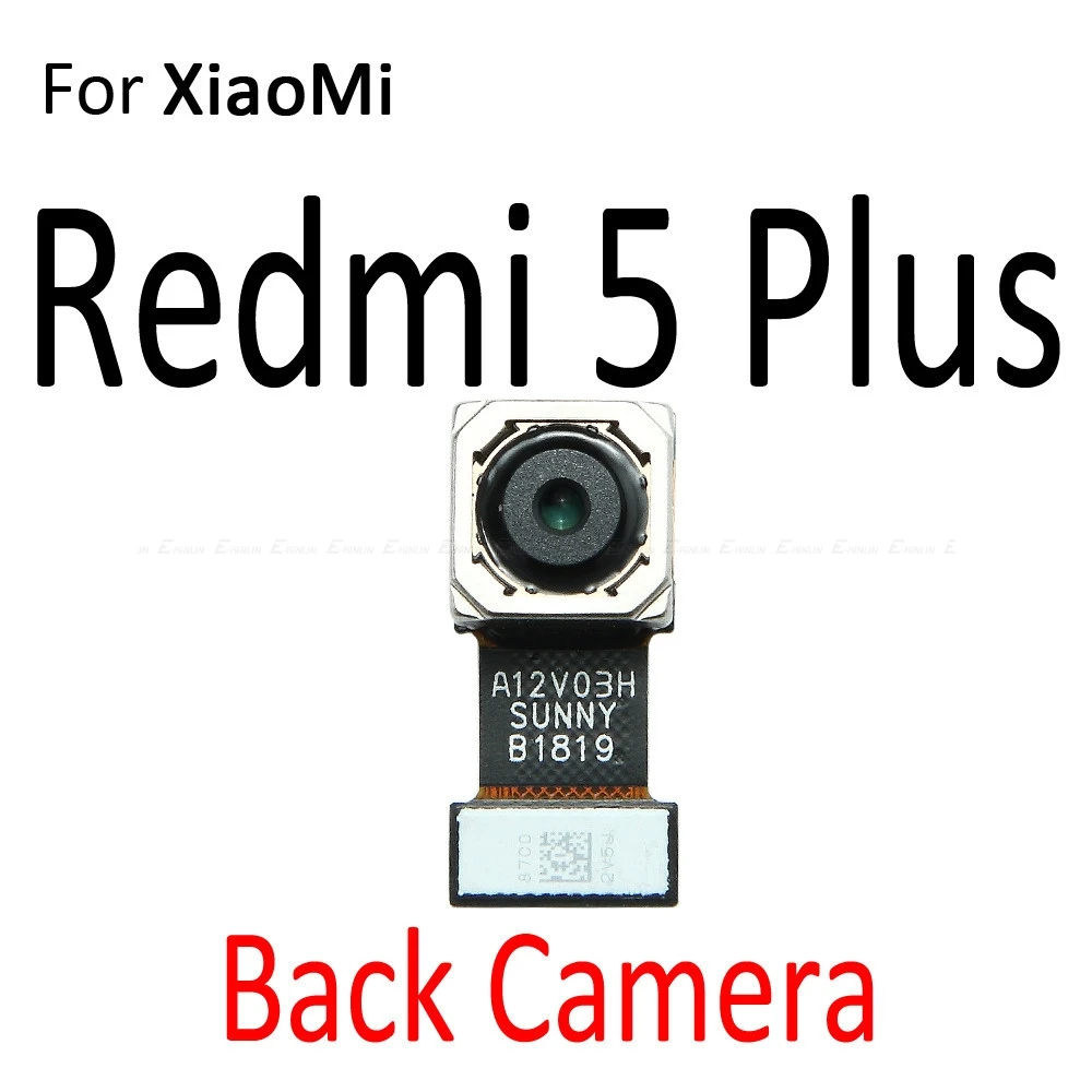 Задняя Основная фронтальная камера Flex кабель для Xiaomi Mi Band 5S Redmi 5 Plus Note 5A Pro сзади
