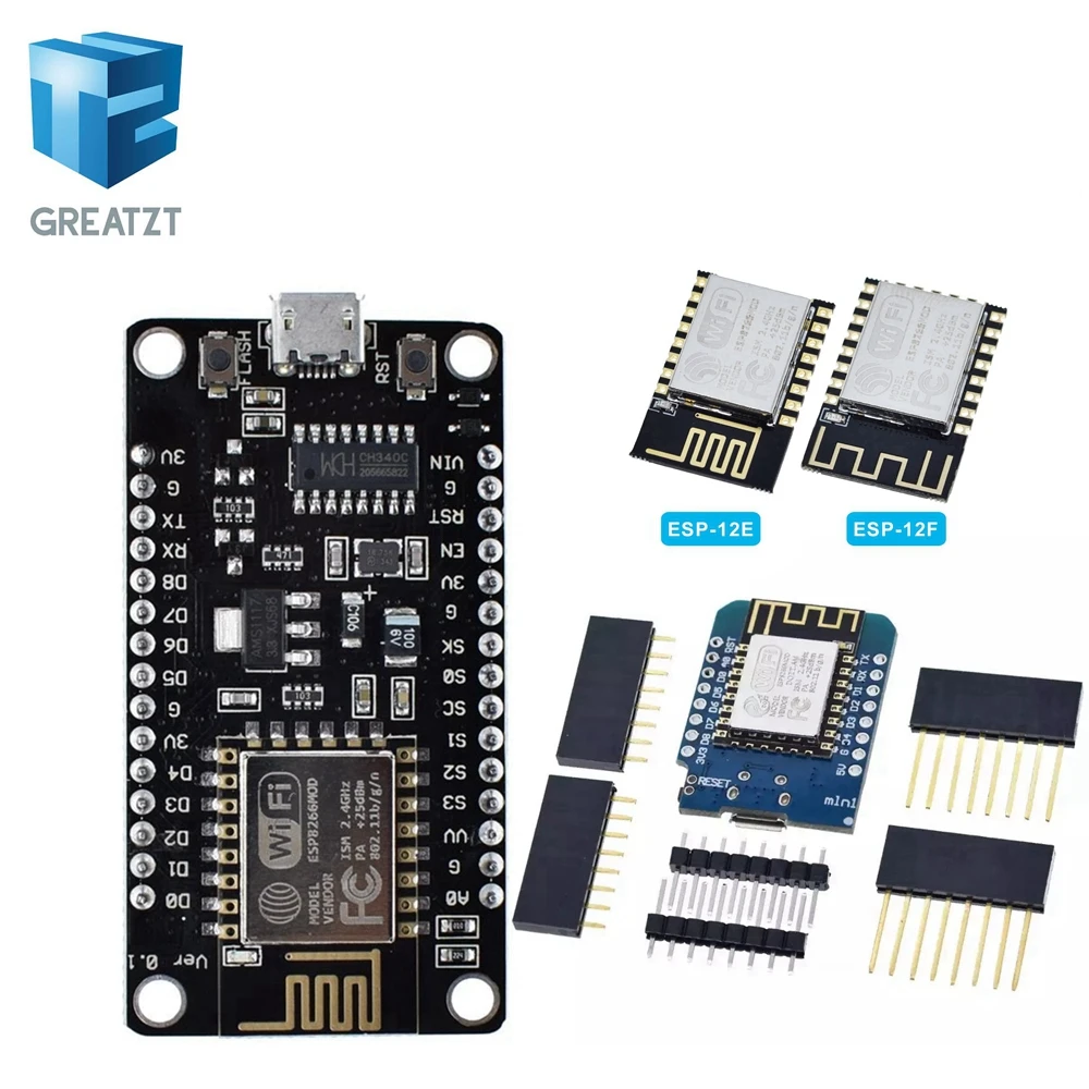 Wireless module NodeMcu v3 CH340 Lua WIFI Internet of Things development board ESP8266 with pcb Antenna and usb port for Arduino |