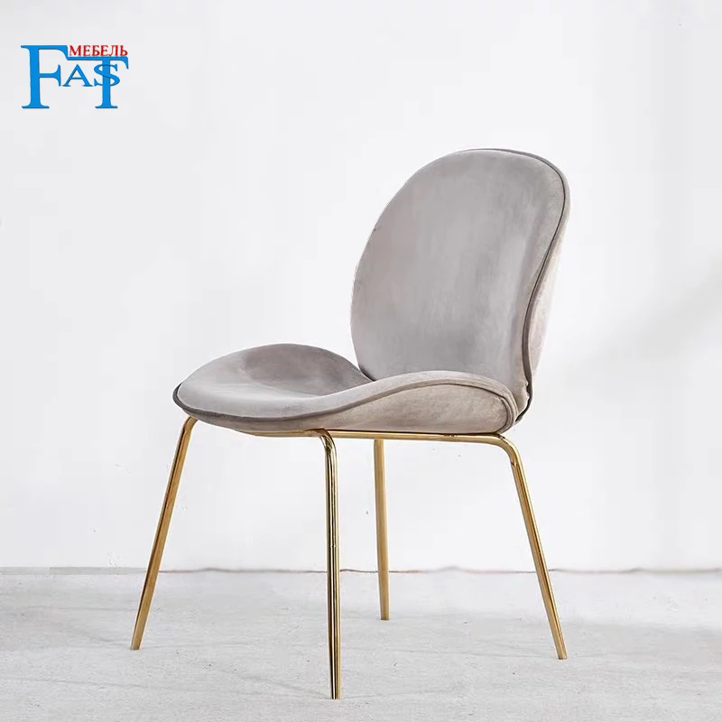 Обеденный стол с фланелевым бархатным покрытием Кухонное кресло ножками из