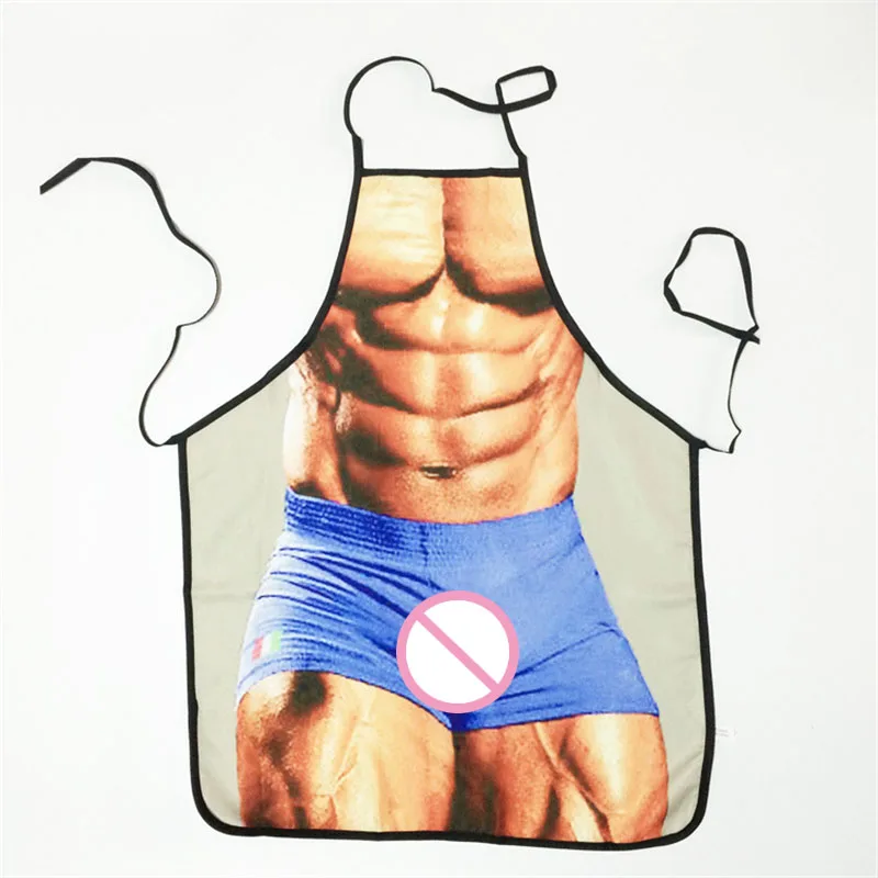 Сексуальные плавки фартук забавные персональные Кухонные фартуки ремесла для
