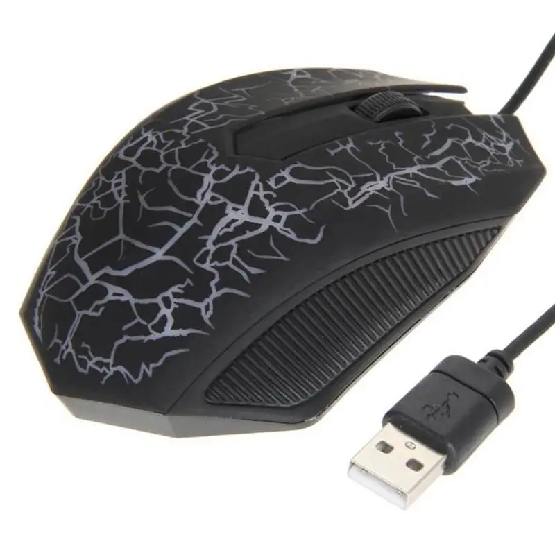 USB Проводная игровая мышь, светодиодный, оптическая, 7 кнопок, профессиональная геймерская компьютерная мышь для настольного компьютера, ноутбука, регулируемая 3D игровая мышь