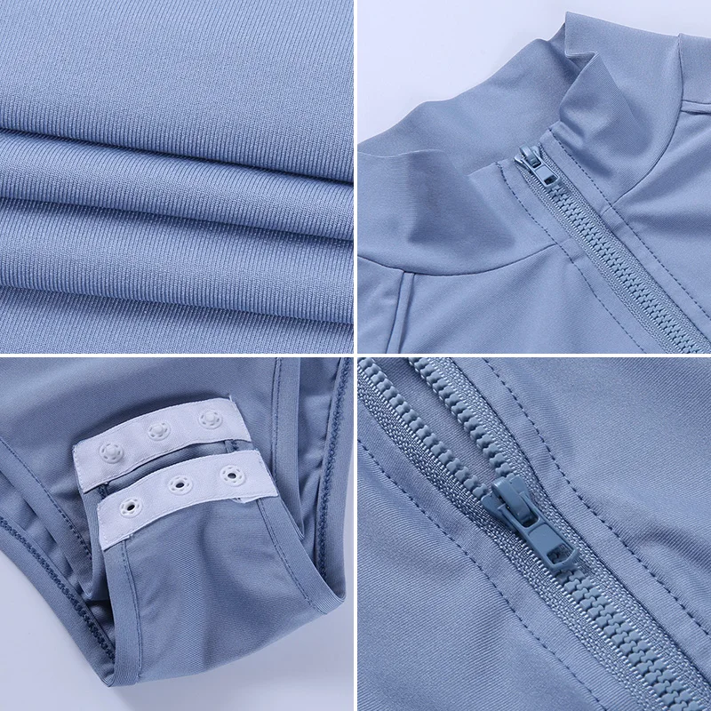 Женское боди с длинным рукавом FANTOYE повседневный Облегающий комбинезон на молнии