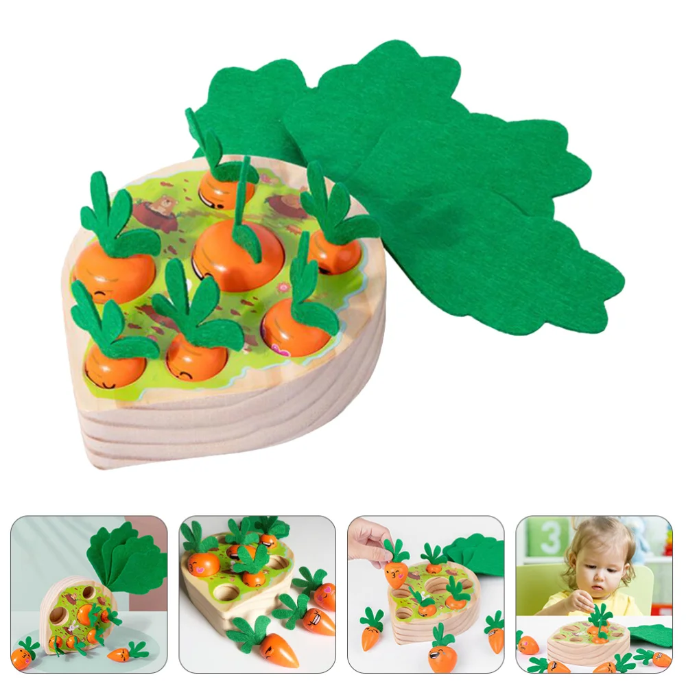 

1 Set of Creative Children's Educational Toys Radish Pulling Plaything