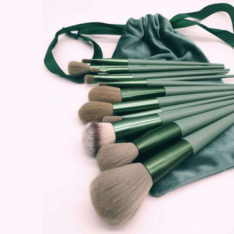 13 шт. кисти для макияжа Набор теней век кисть бровей скульптуры нанесения пудры