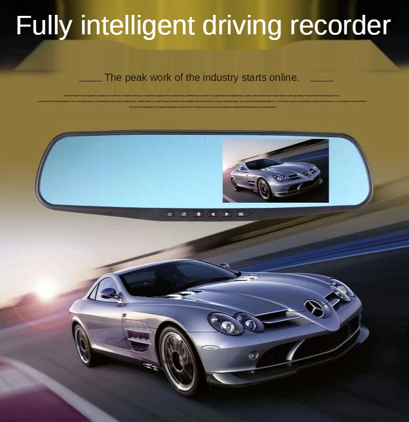 

3.5/4.3 Inch Car 1080P Hd Dvr Camera Camera Rear View Mirror Dual Camera Dual Recording Driving Recorder