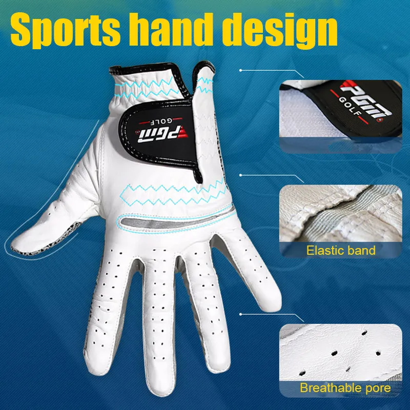 

New 1 PCS Men Golf Gloves Left Right Hand Soft Breathable with Anti-slip Granules Golf Gloves XD88