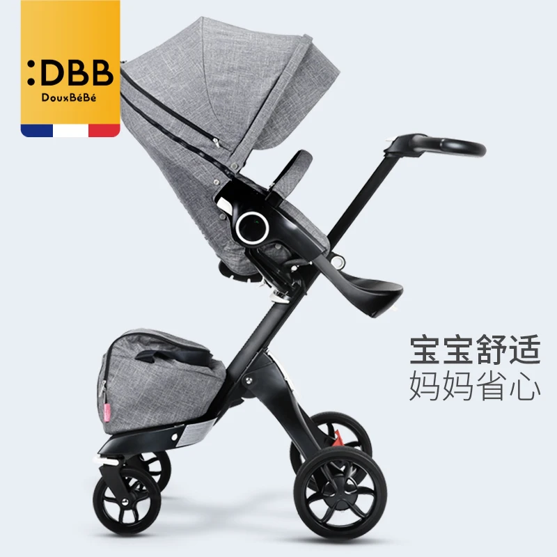 DSLAND детская коляска 3 в 1 роскошный высокий land scape сидячие кресла para bebe липа класса
