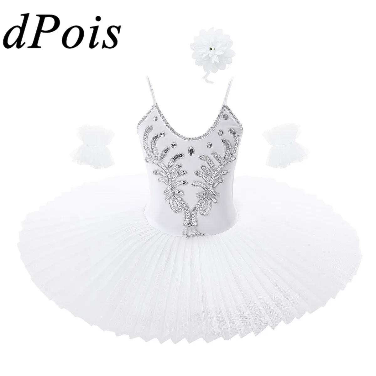 Современные тюлевые танцевальные платья для детей девочек блестящие балетные