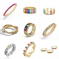 loye colorful cz zircon rings fashion designer finger rings for women wedding engagement jewelry party birthday gifts