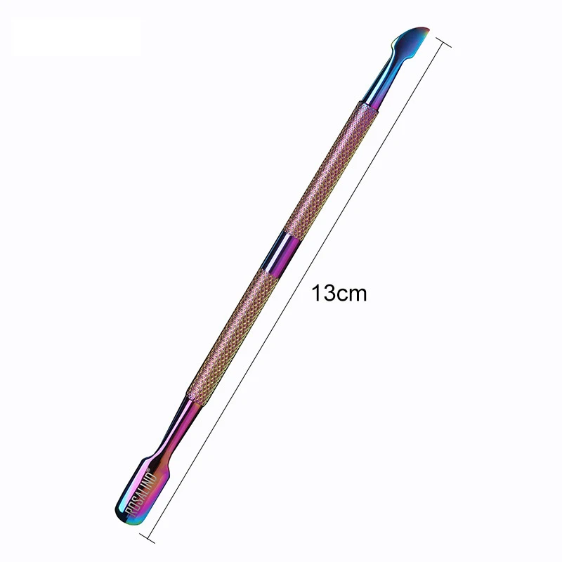 

Stainless Steel Cuticle Pusher Dead Skin Push Of Nail Edge Nail Cleaner Nail Files Pedicure Manicure Tools Dropshipping TSLM1
