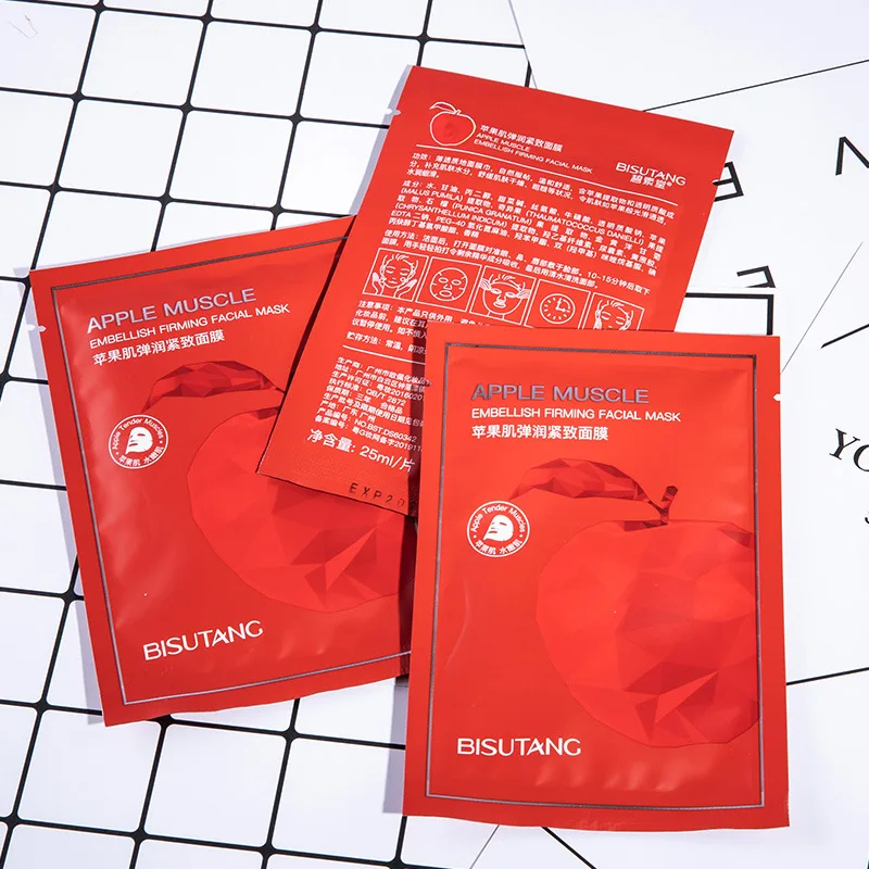 Увлажняющая Маска для мышц Apple увлажняющая усадка Натяжная маска лица |