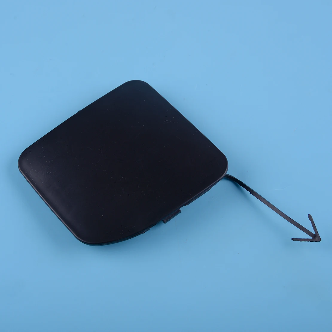 CITALL Автомобильный Черный ABS Неокрашенный передний бампер Буксировочный Крюк