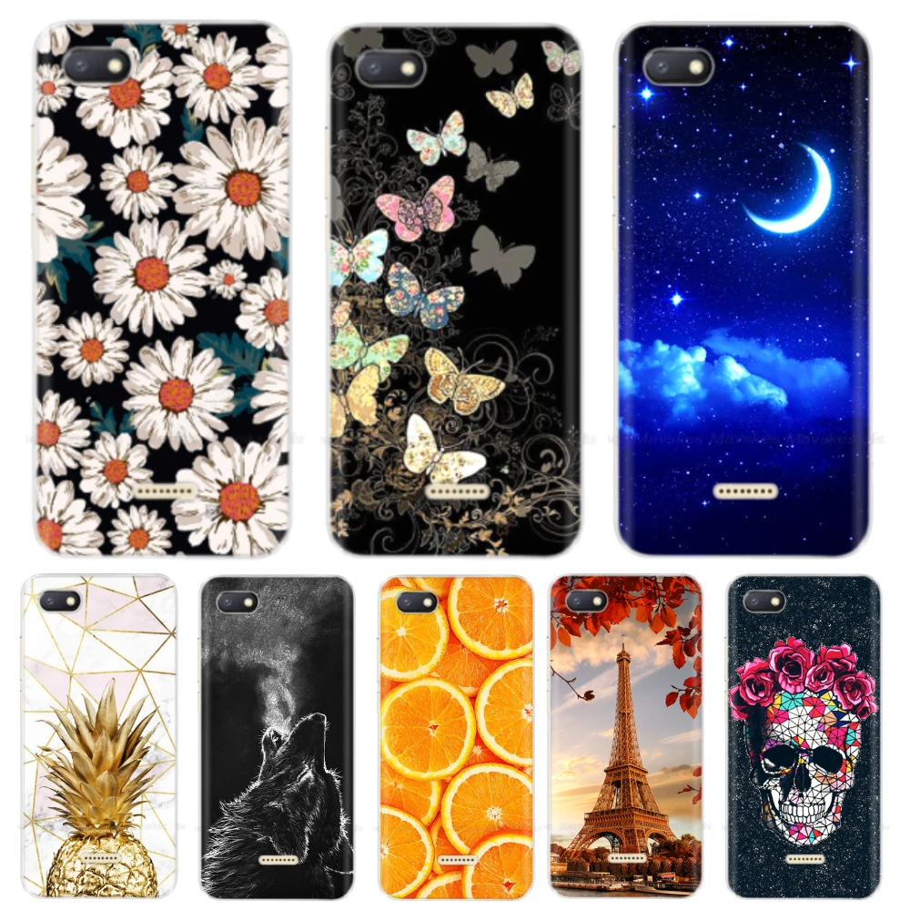 

For Redmi 6A Case Soft Silicone Back Cover TPU Case on For Xiaomi Redmi 6A Phone Back Cover Redmi6a Fundas For Redmi 6 A Cases