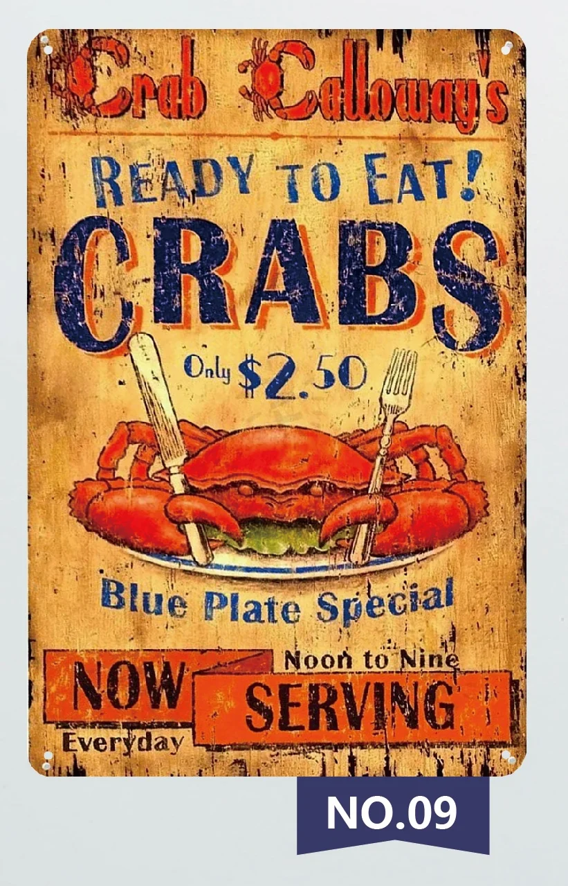 

Kebarb Burger Fast Food Pizza Signs Metal Tin Signs Vintage Posters Restaurant Cafe Bar Kitchen Wall Decor 8 x 12 Inches