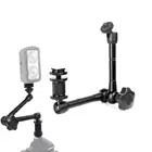 11-дюймовый металлический шарнирный волшебный рычаг, Супер Зажим краба для вспышки, ЖК-монитора светодиодный светодиодной подсветки для видео, SLR DSLR-камеры, комплекты для фотостудии