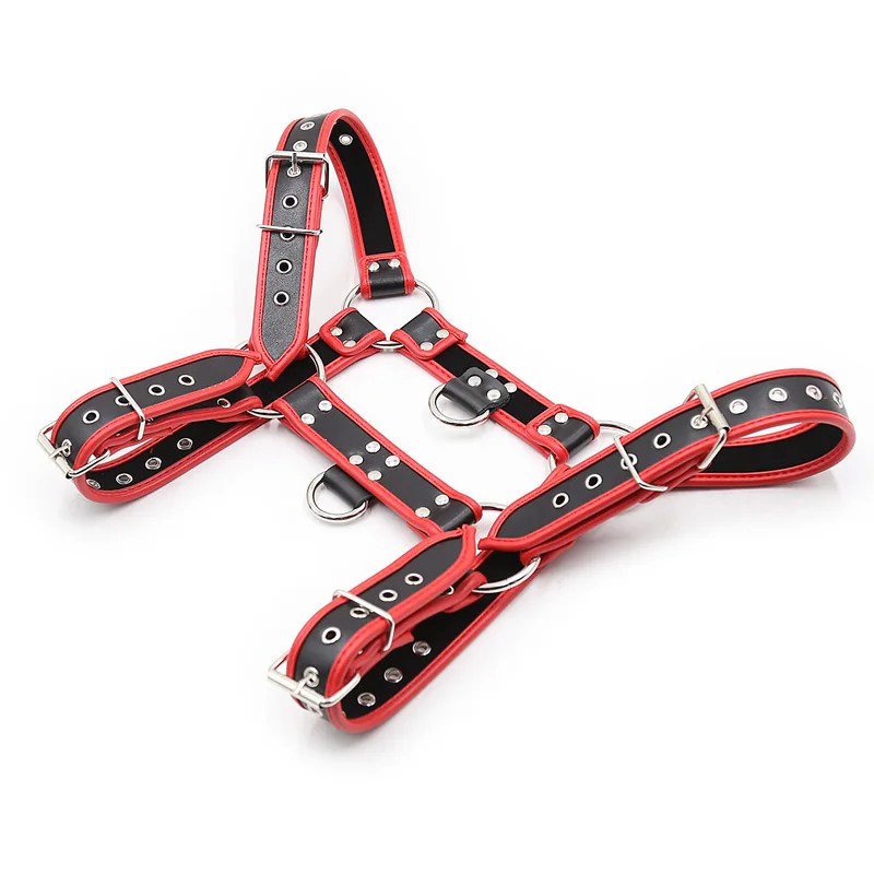 Мужское нижнее белье из искусственной кожи в стиле панк готический бондаж клетка